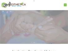 Tablet Screenshot of aestheticadayspamokena.com